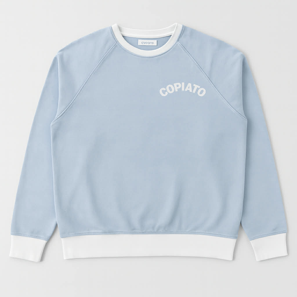 Blue washed sweatshirt